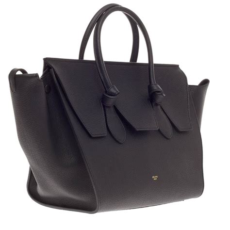 celine tie tote bag small|Celine tote bag vintage.